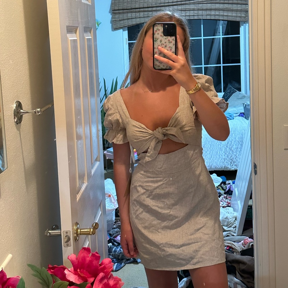 TAN SUN DRESS🤎
